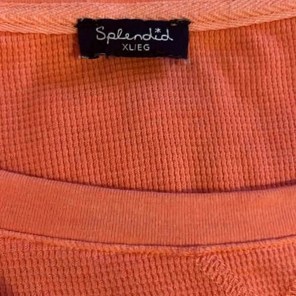 Splendid Long Sleeve Jada Sundown Ombré Pullover Shirt Oversize Size XL - Picture 4 of 8